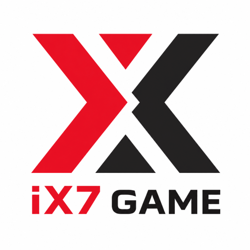 IX7 Game APK interface with modern design, smooth gameplay, secure login, and quick access features.